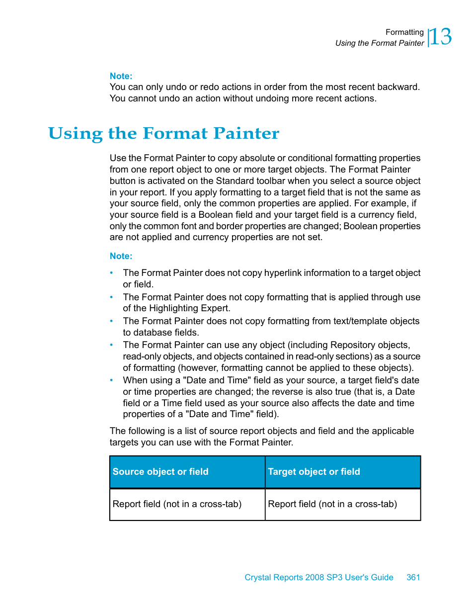 Using the format painter | HP Intelligent Management Center Standard Software Platform User Manual | Page 361 / 814