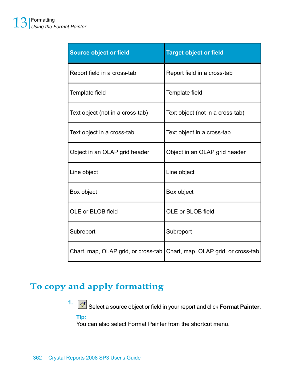 To copy and apply formatting | HP Intelligent Management Center Standard Software Platform User Manual | Page 362 / 814