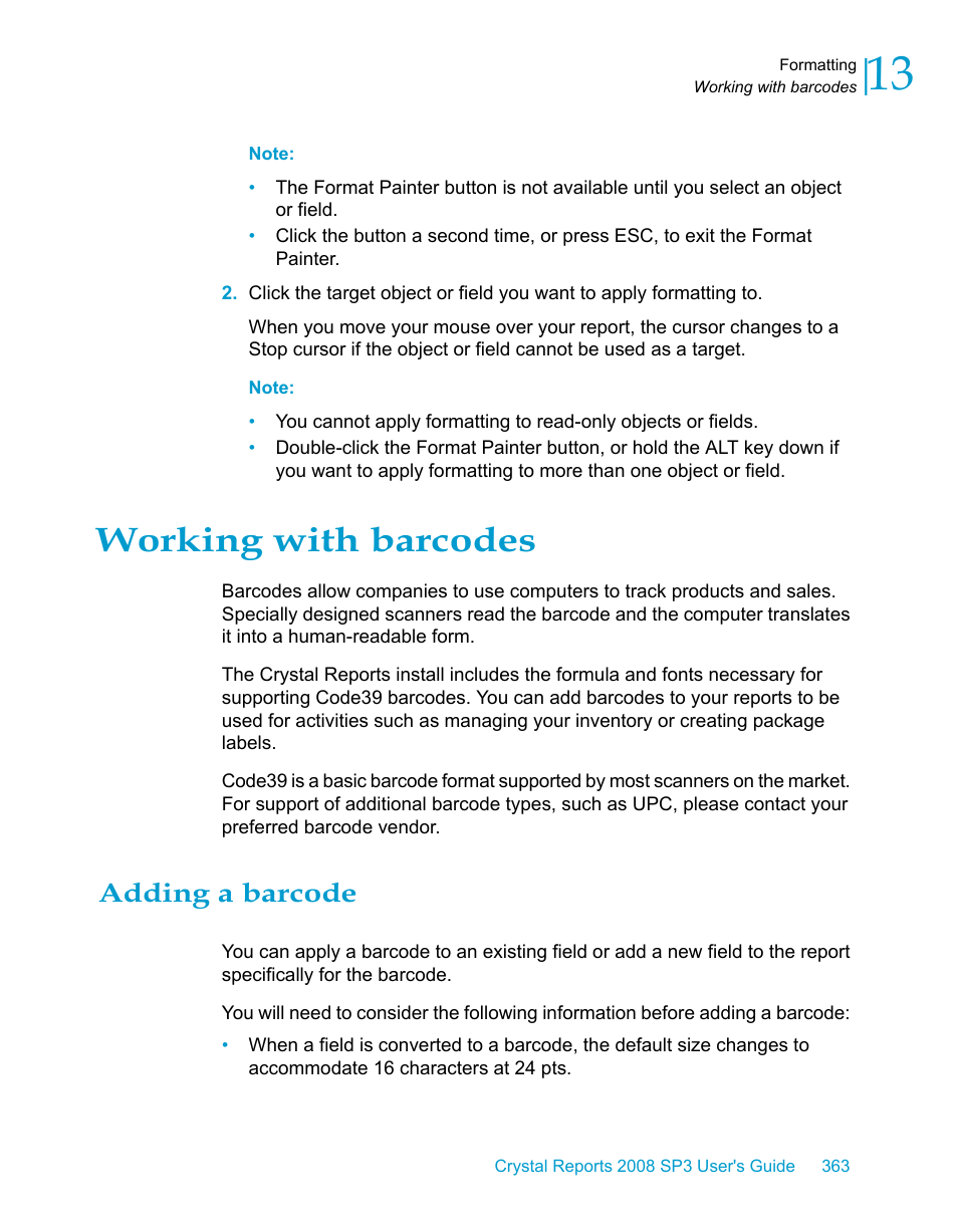 Working with barcodes, Adding a barcode | HP Intelligent Management Center Standard Software Platform User Manual | Page 363 / 814