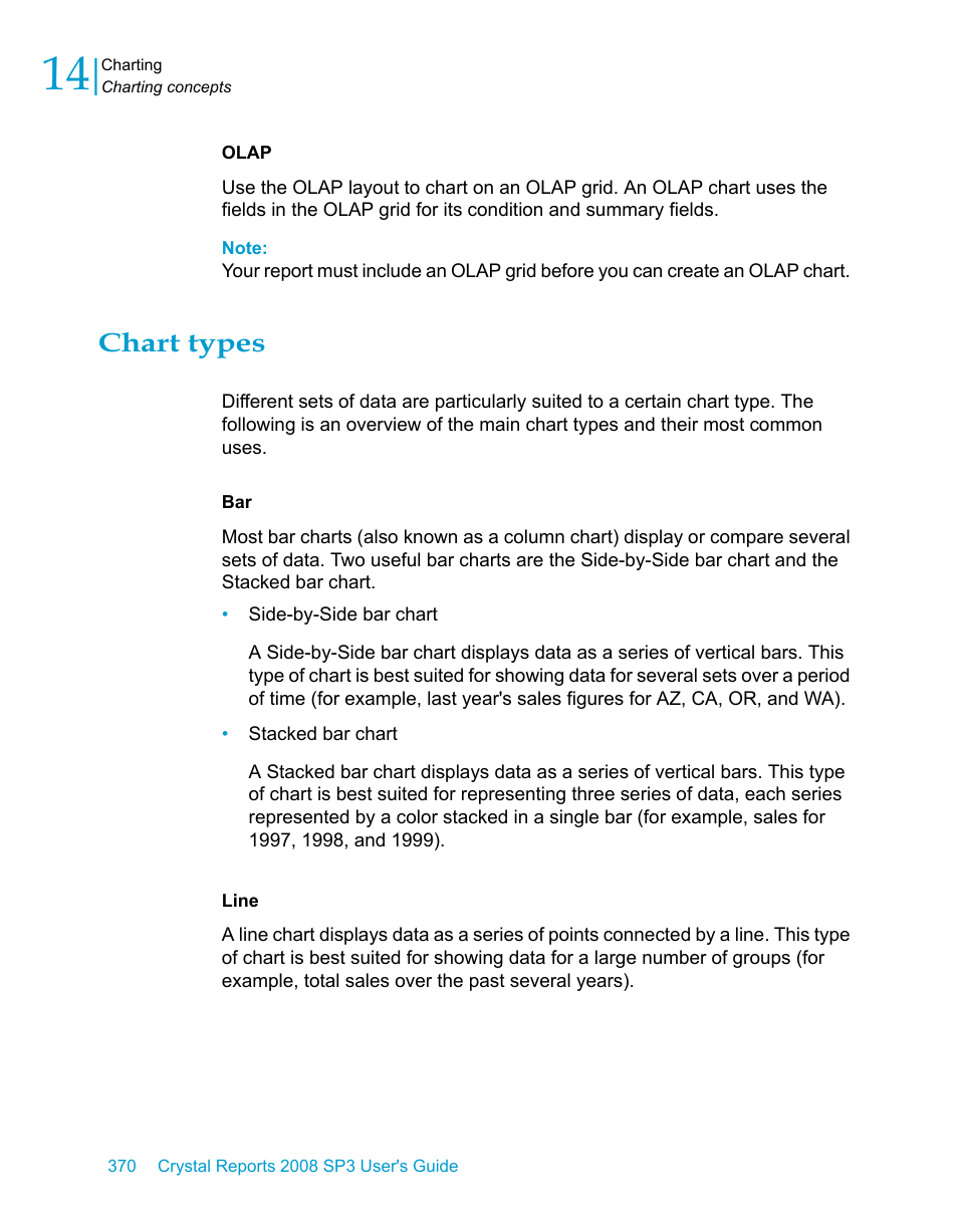 Chart types | HP Intelligent Management Center Standard Software Platform User Manual | Page 370 / 814