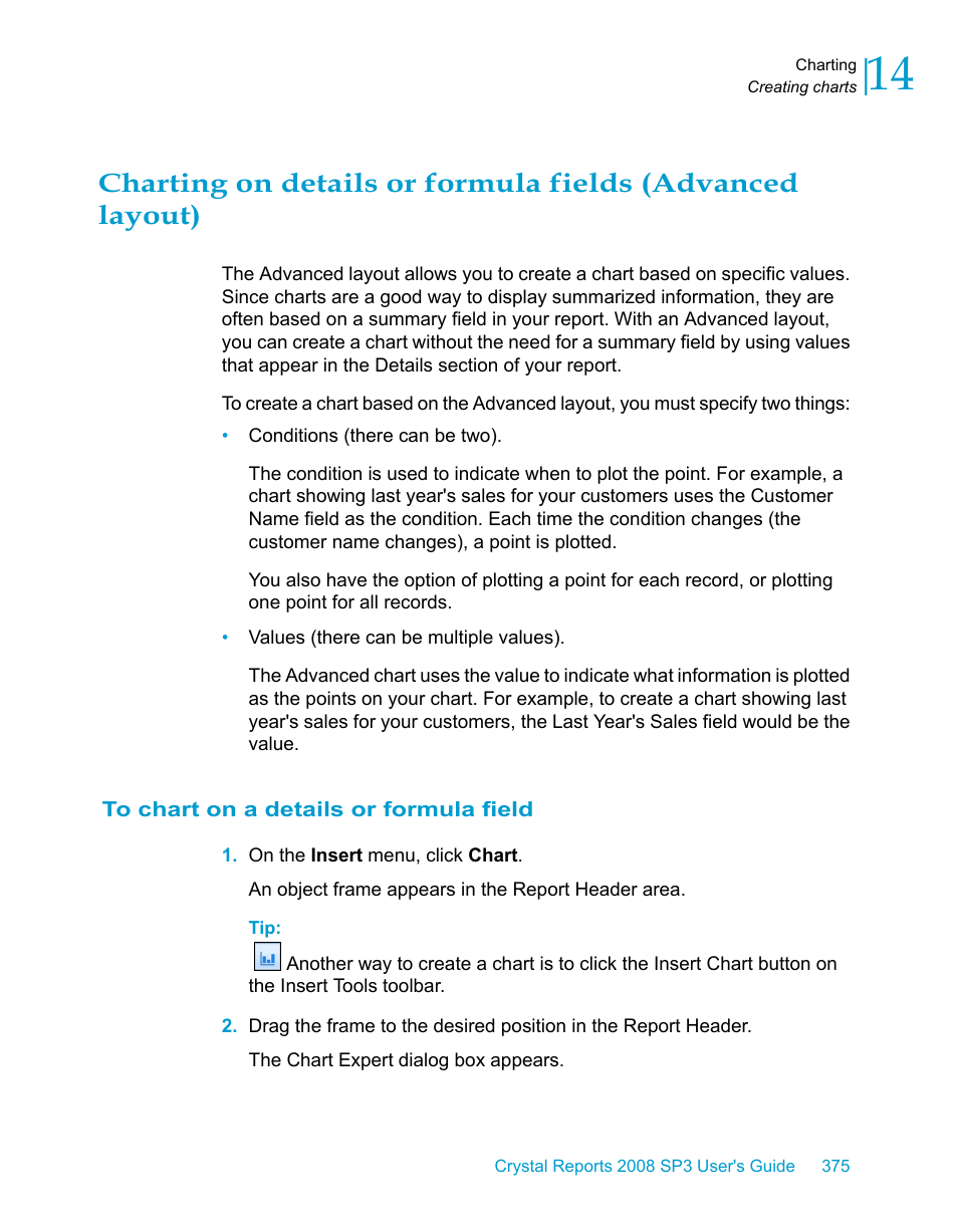 To chart on a details or formula field | HP Intelligent Management Center Standard Software Platform User Manual | Page 375 / 814