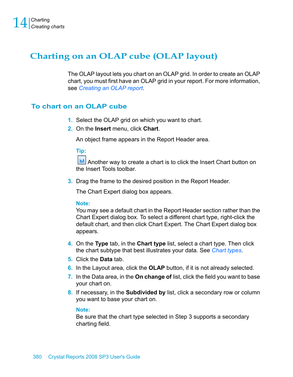 Charting on an olap cube (olap layout), To chart on an olap cube | HP Intelligent Management Center Standard Software Platform User Manual | Page 380 / 814