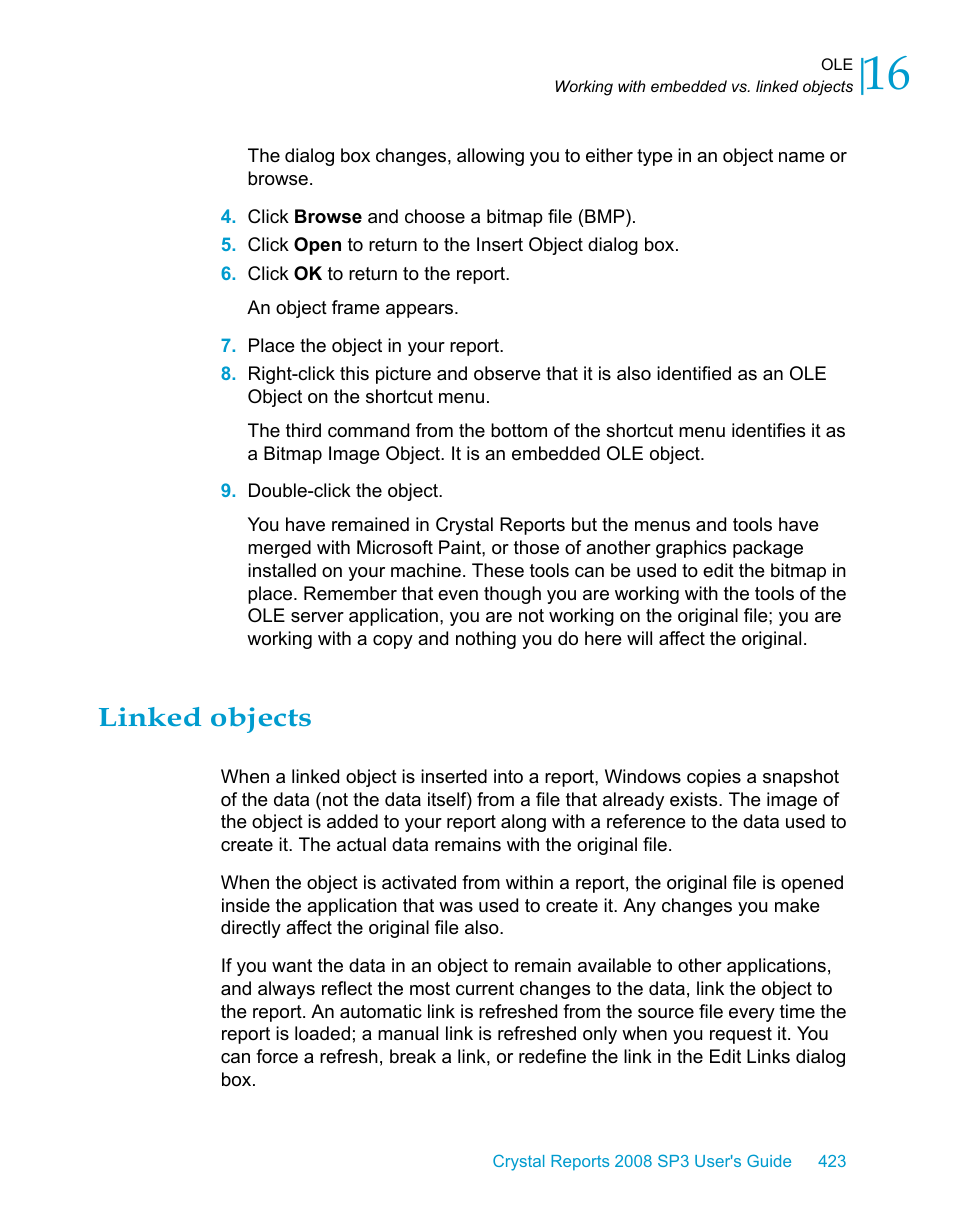 Linked objects | HP Intelligent Management Center Standard Software Platform User Manual | Page 423 / 814