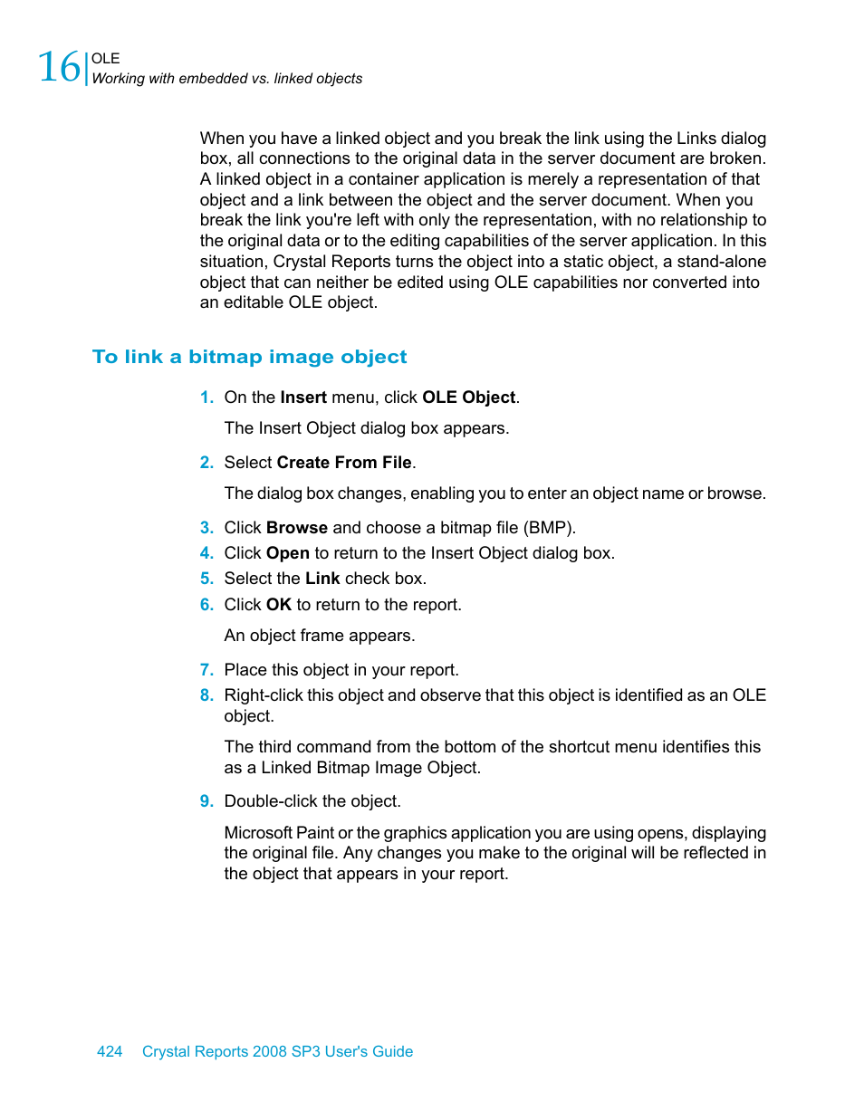 To link a bitmap image object | HP Intelligent Management Center Standard Software Platform User Manual | Page 424 / 814