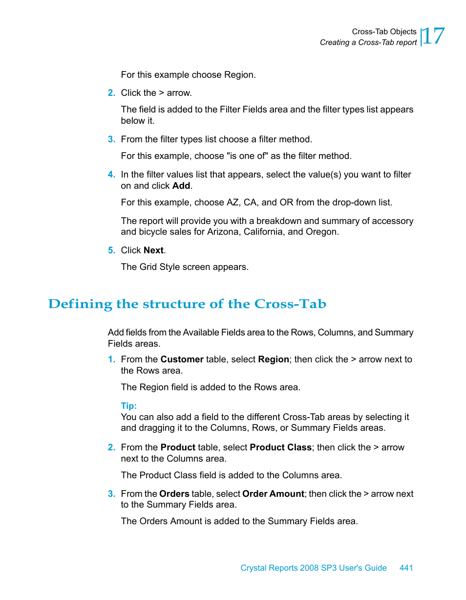 Defining the structure of the cross-tab | HP Intelligent Management Center Standard Software Platform User Manual | Page 441 / 814