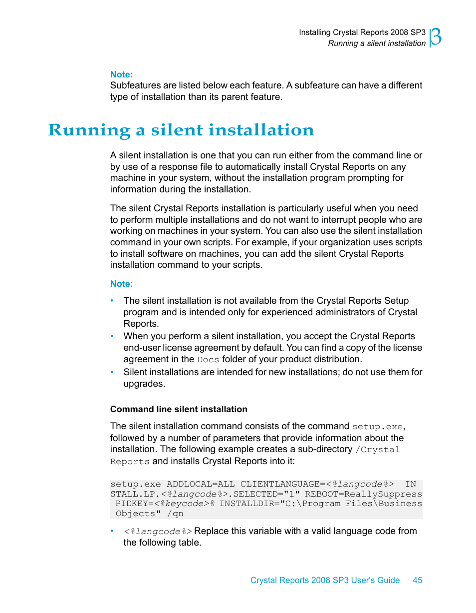 Running a silent installation | HP Intelligent Management Center Standard Software Platform User Manual | Page 45 / 814