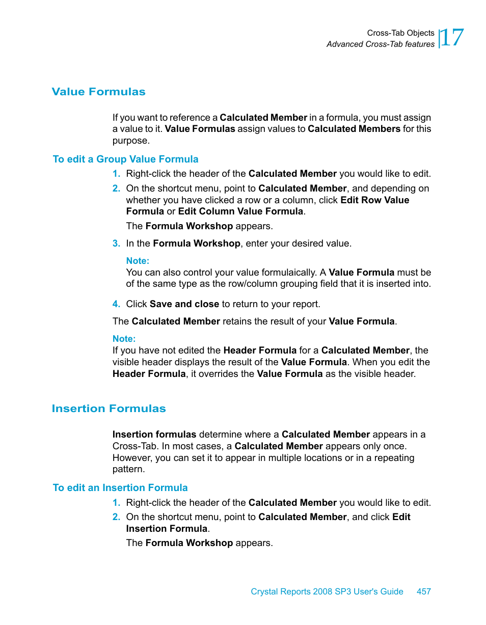 Value formulas, To edit a group value formula, Insertion formulas | To edit an insertion formula | HP Intelligent Management Center Standard Software Platform User Manual | Page 457 / 814