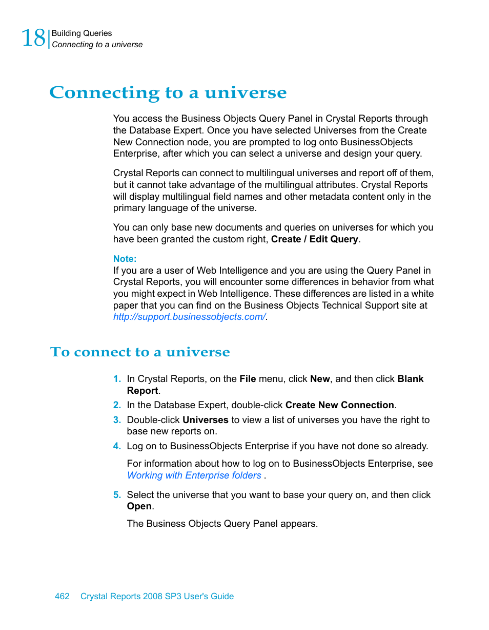 Connecting to a universe, To connect to a universe | HP Intelligent Management Center Standard Software Platform User Manual | Page 462 / 814