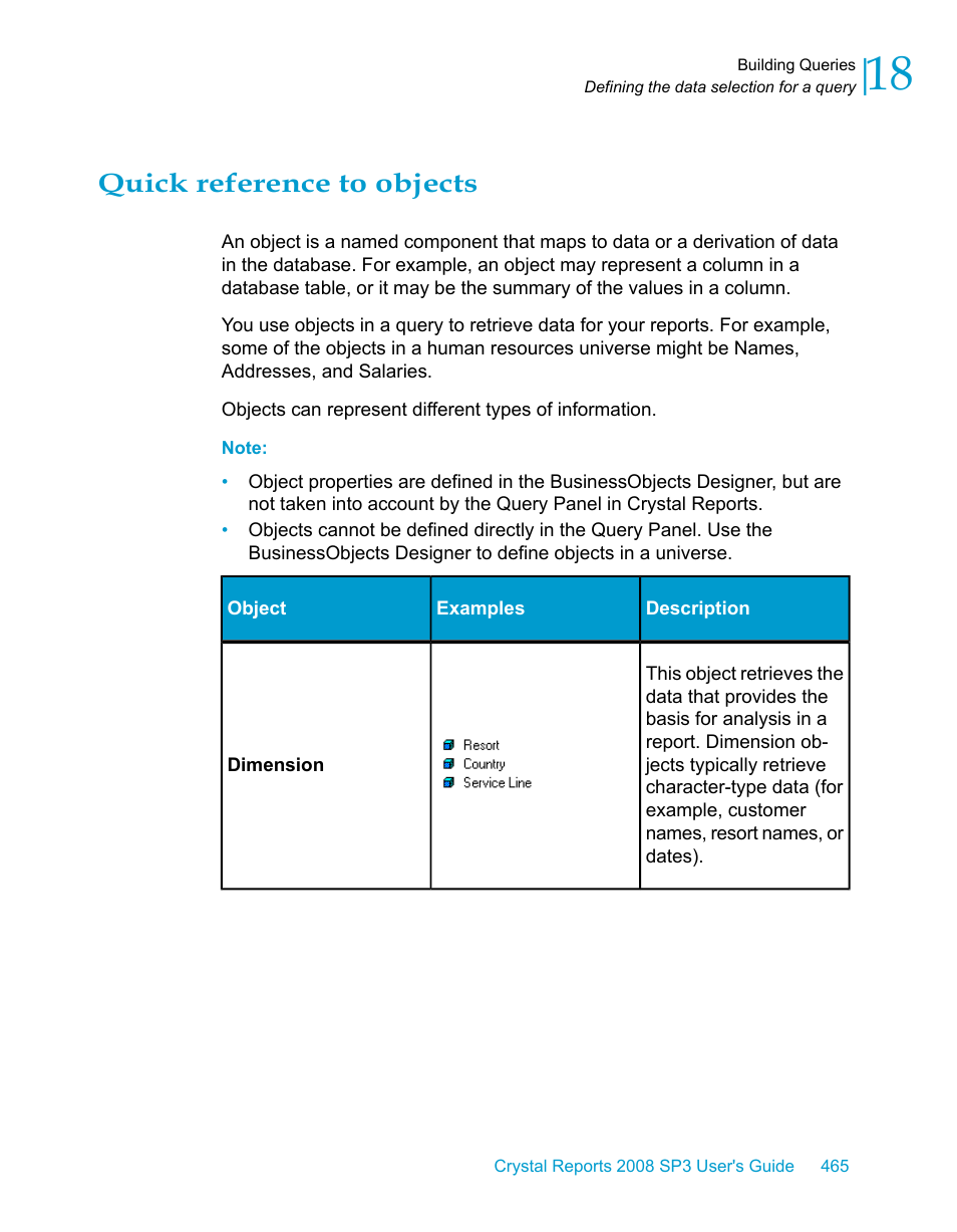 Quick reference to objects | HP Intelligent Management Center Standard Software Platform User Manual | Page 465 / 814