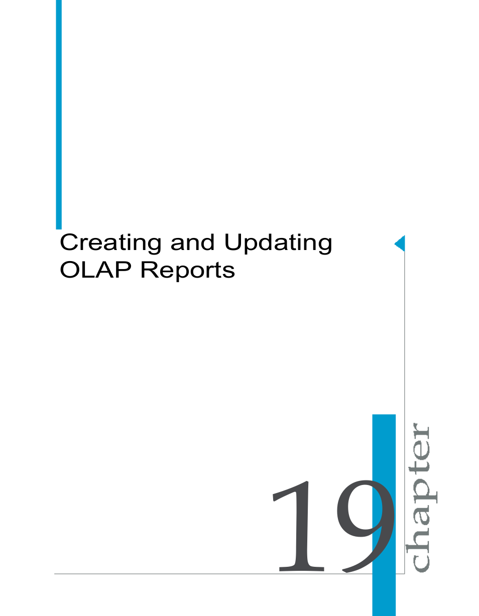 Creating and updating olap reports, Chapter 19 | HP Intelligent Management Center Standard Software Platform User Manual | Page 485 / 814