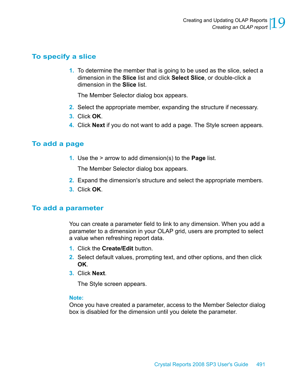 To specify a slice, To add a parameter | HP Intelligent Management Center Standard Software Platform User Manual | Page 491 / 814