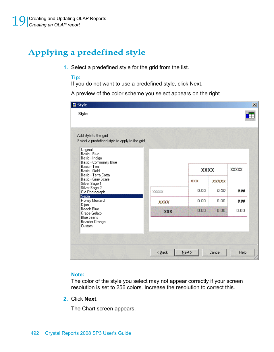 Applying a predefined style | HP Intelligent Management Center Standard Software Platform User Manual | Page 492 / 814