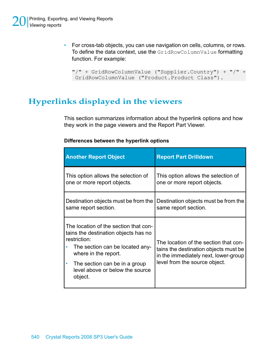 Hyperlinks displayed in the viewers | HP Intelligent Management Center Standard Software Platform User Manual | Page 540 / 814