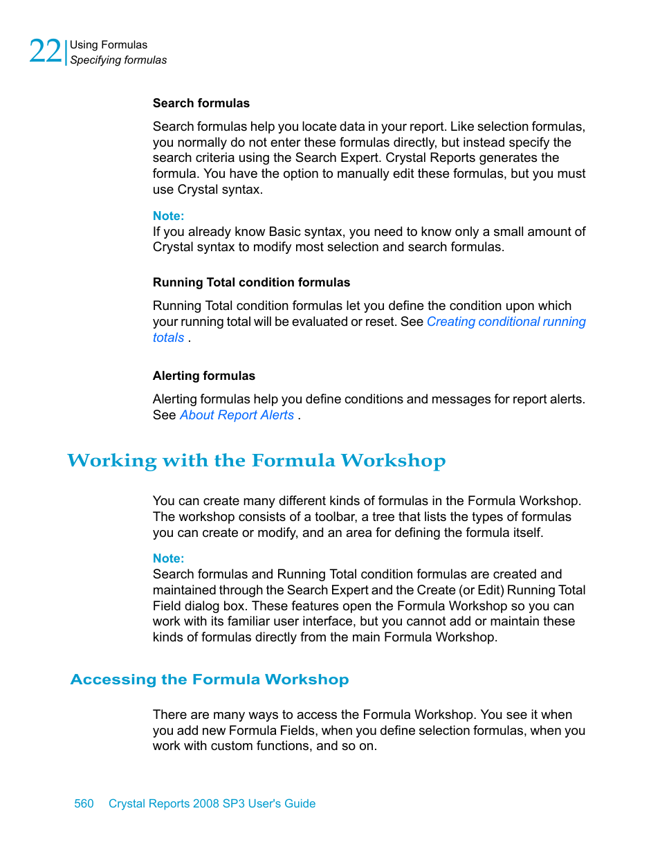 Working with the formula workshop, Accessing the formula workshop | HP Intelligent Management Center Standard Software Platform User Manual | Page 560 / 814