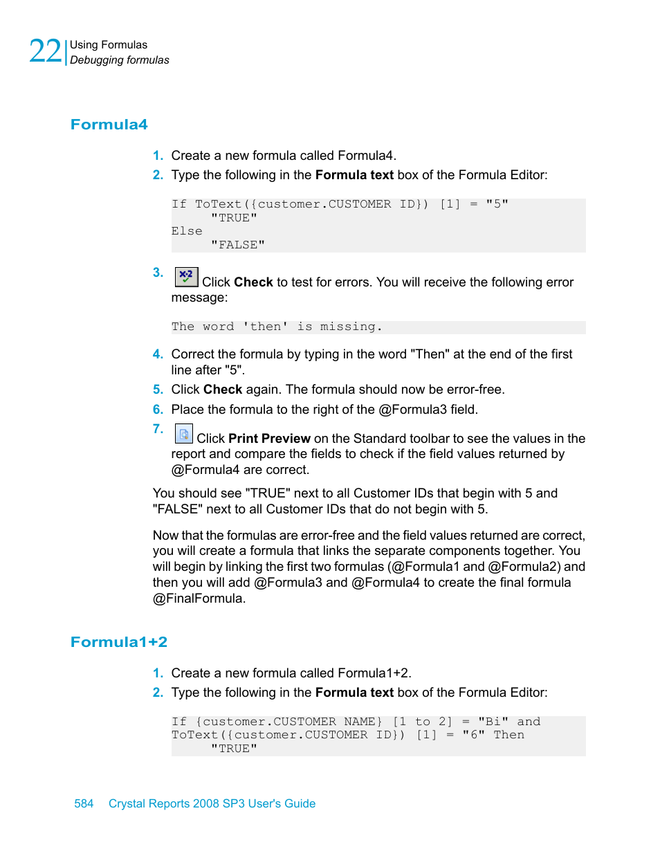 Formula4, Formula1+2 | HP Intelligent Management Center Standard Software Platform User Manual | Page 584 / 814