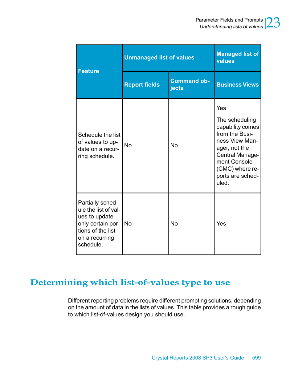 Determining which list-of-values type to use | HP Intelligent Management Center Standard Software Platform User Manual | Page 599 / 814