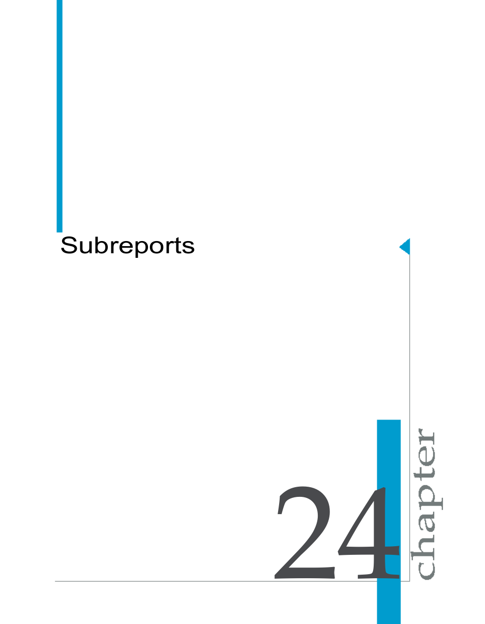 Subreports, Chapter 24 | HP Intelligent Management Center Standard Software Platform User Manual | Page 639 / 814