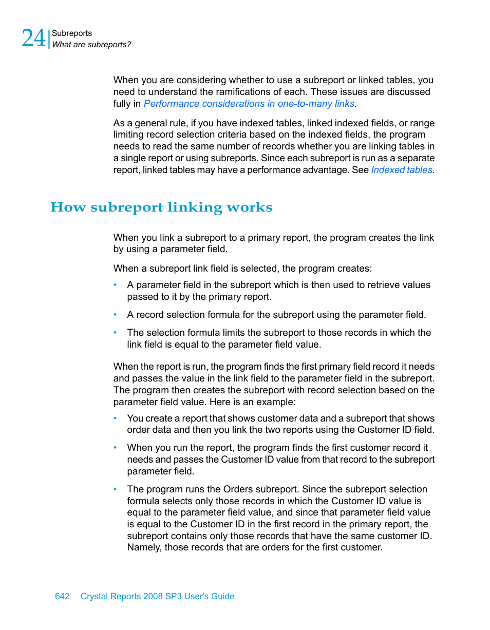 How subreport linking works | HP Intelligent Management Center Standard Software Platform User Manual | Page 642 / 814