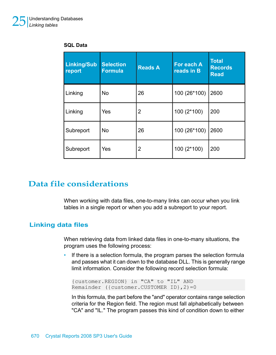 Data file considerations, Linking data files | HP Intelligent Management Center Standard Software Platform User Manual | Page 670 / 814