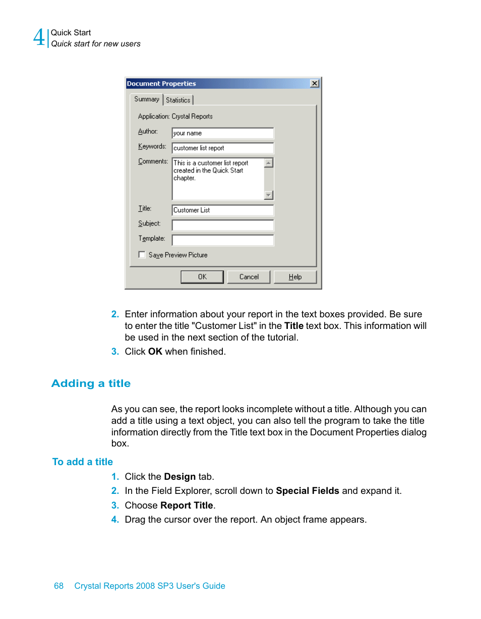 Adding a title, To add a title | HP Intelligent Management Center Standard Software Platform User Manual | Page 68 / 814