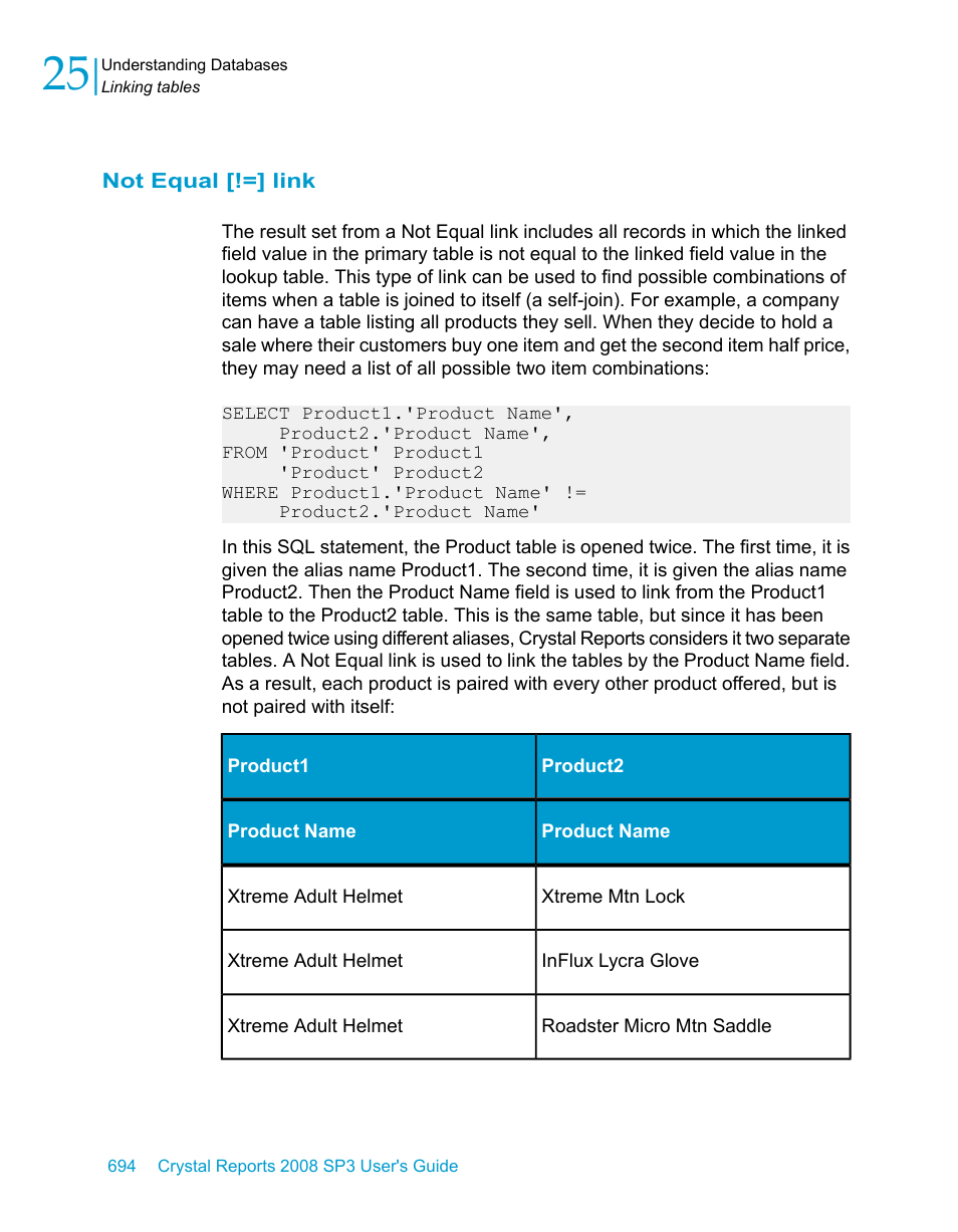 Not equal [!=] link | HP Intelligent Management Center Standard Software Platform User Manual | Page 694 / 814