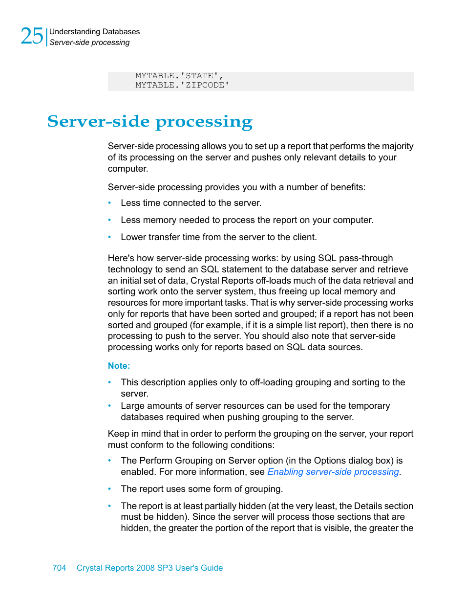 Server-side processing | HP Intelligent Management Center Standard Software Platform User Manual | Page 704 / 814