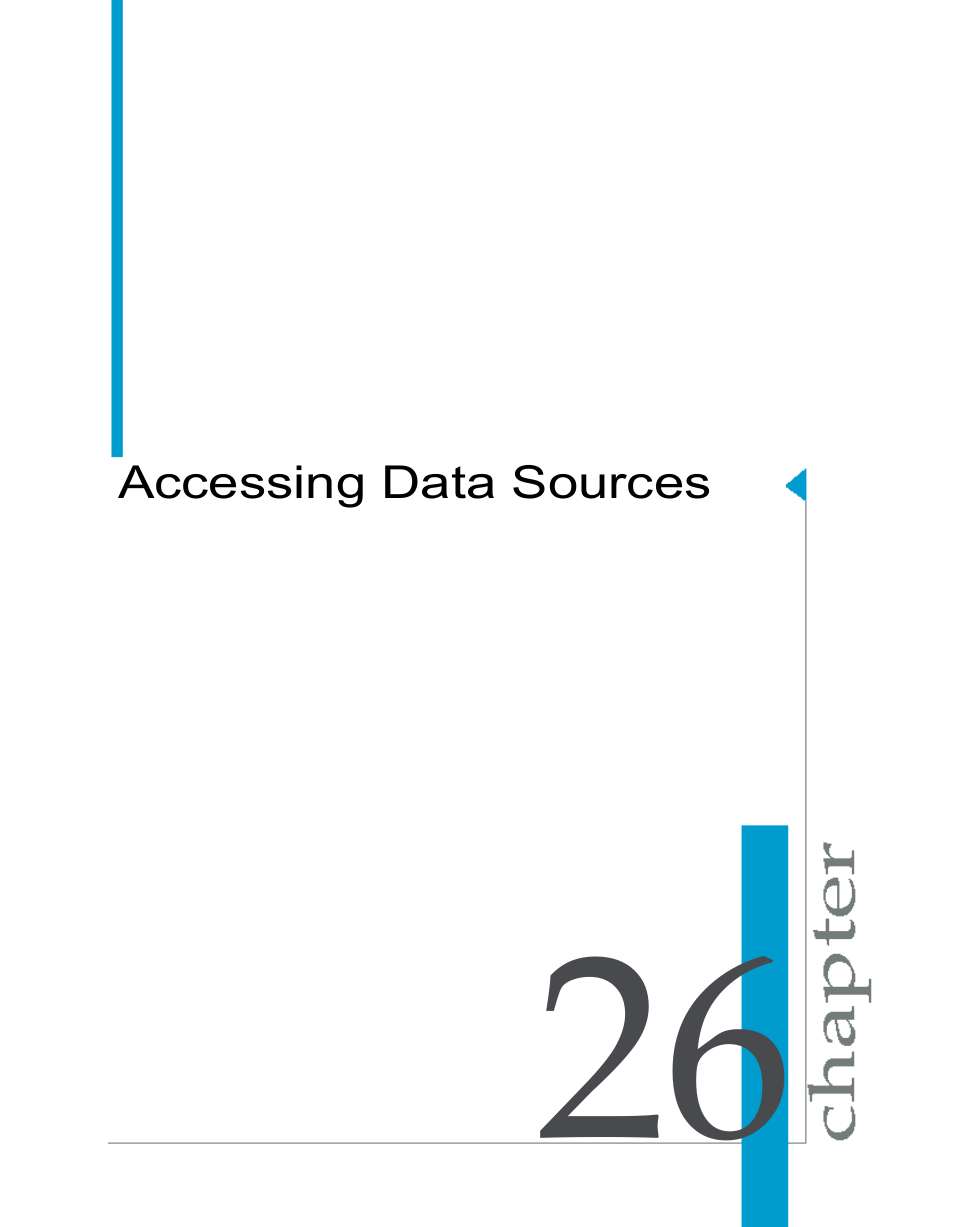 Accessing data sources, Chapter 26 | HP Intelligent Management Center Standard Software Platform User Manual | Page 715 / 814