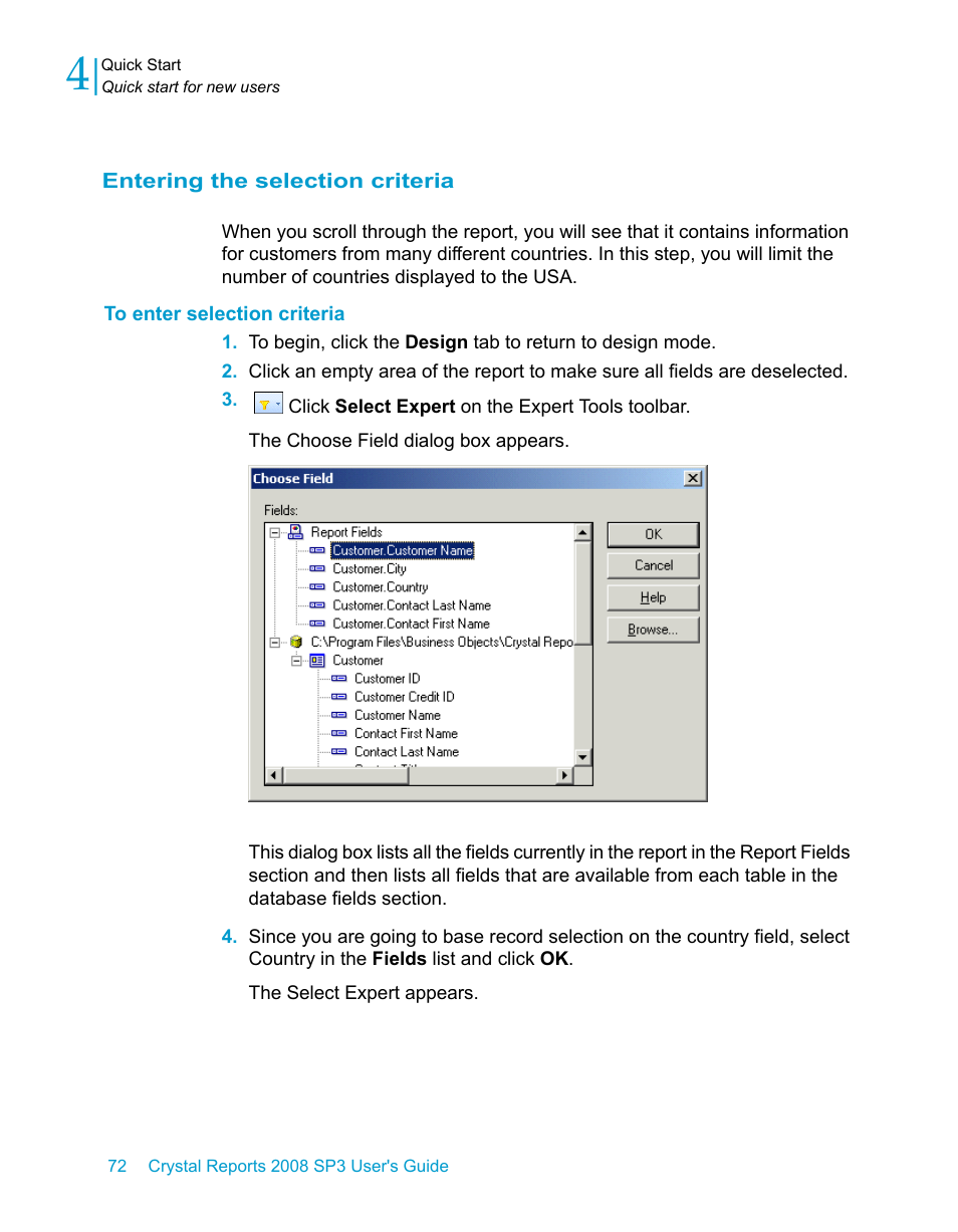 Entering the selection criteria, To enter selection criteria | HP Intelligent Management Center Standard Software Platform User Manual | Page 72 / 814