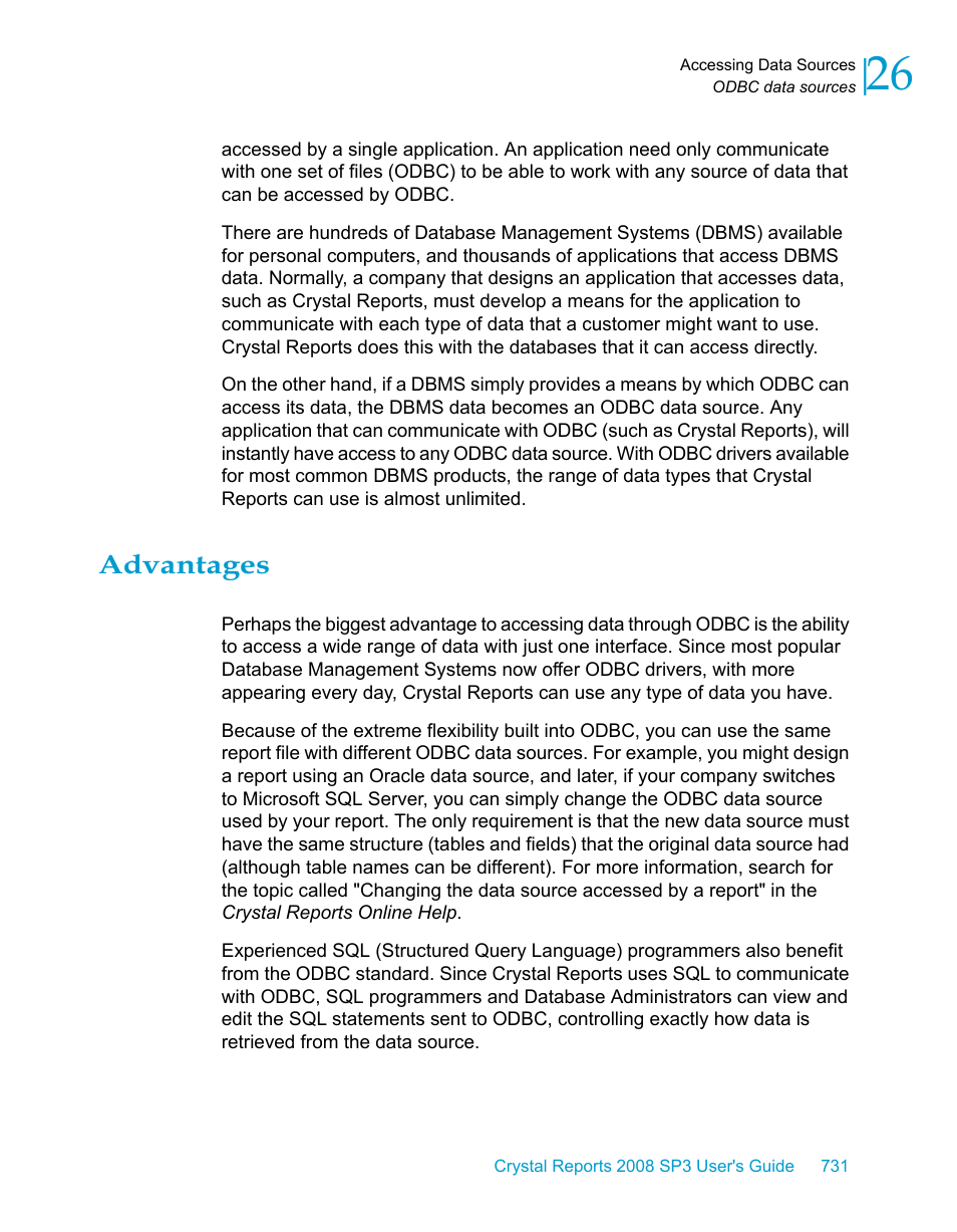 Advantages | HP Intelligent Management Center Standard Software Platform User Manual | Page 731 / 814