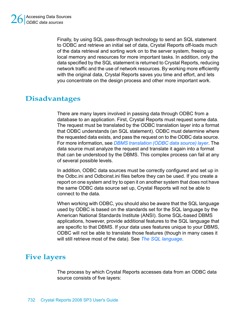 Disadvantages, Five layers | HP Intelligent Management Center Standard Software Platform User Manual | Page 732 / 814