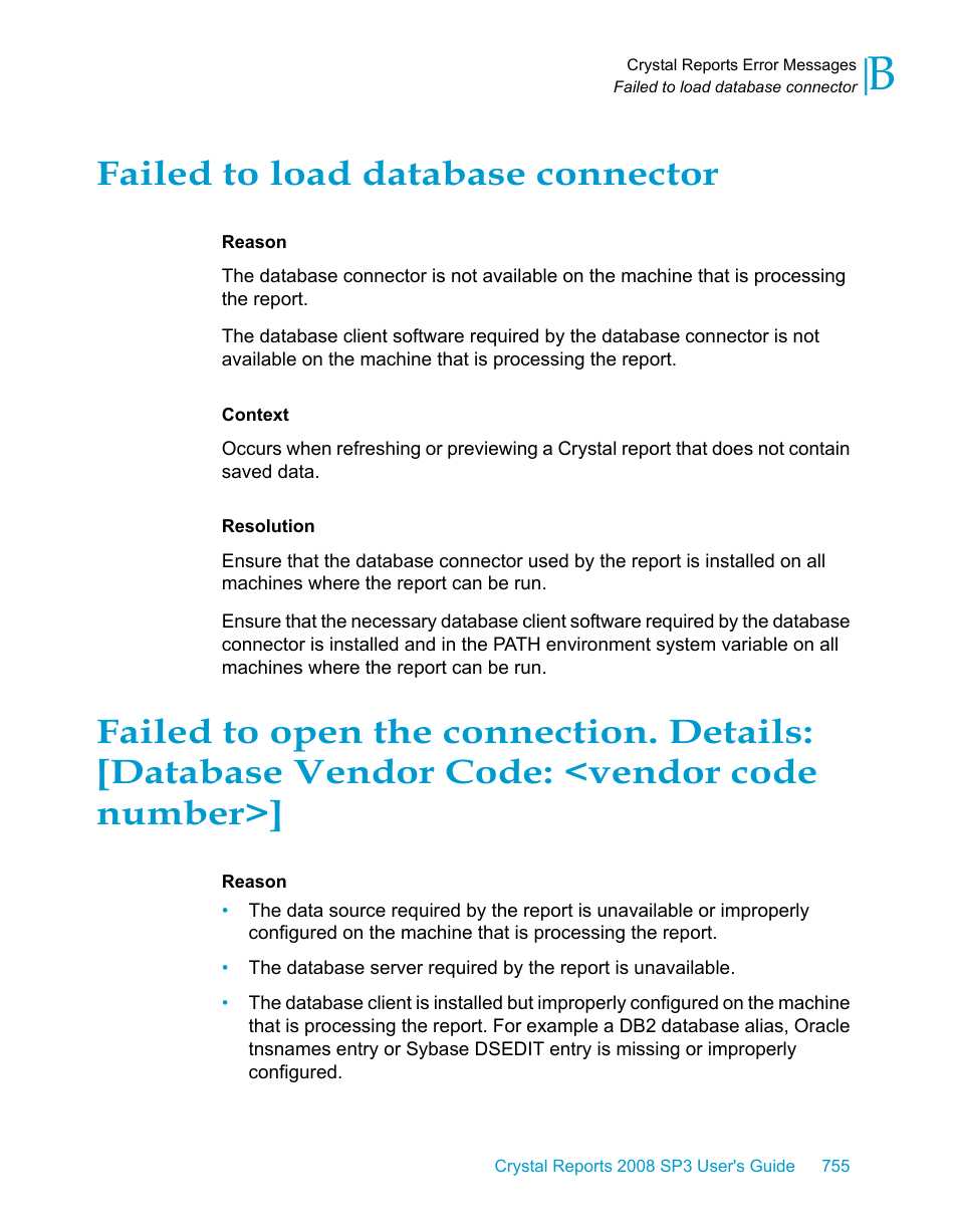 Failed to load database connector | HP Intelligent Management Center Standard Software Platform User Manual | Page 755 / 814