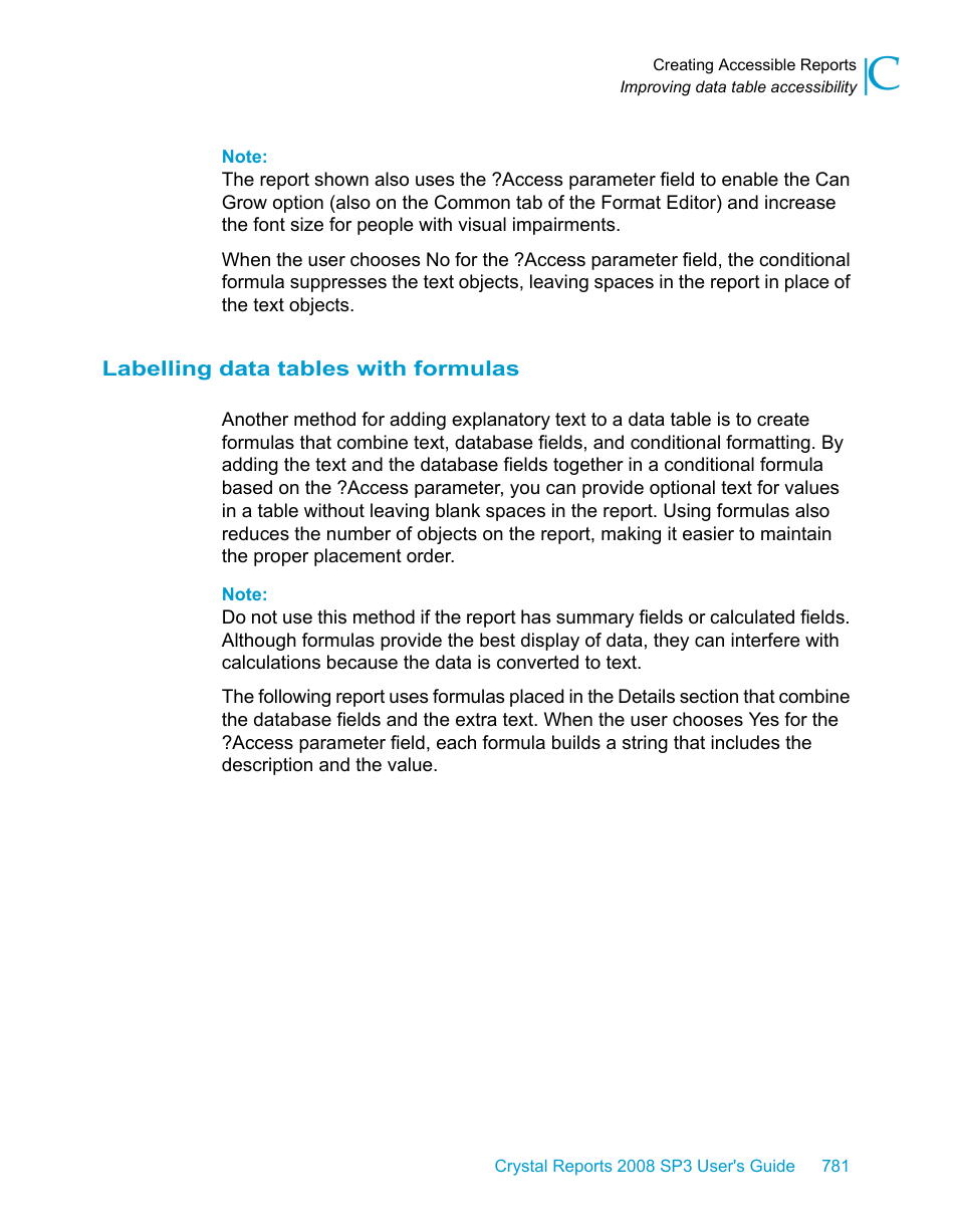 Labelling data tables with formulas | HP Intelligent Management Center Standard Software Platform User Manual | Page 781 / 814