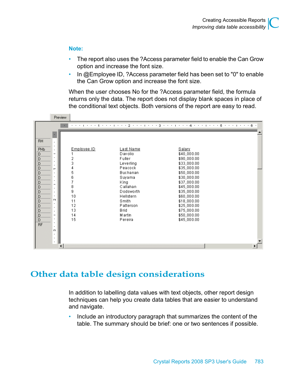 Other data table design considerations | HP Intelligent Management Center Standard Software Platform User Manual | Page 783 / 814