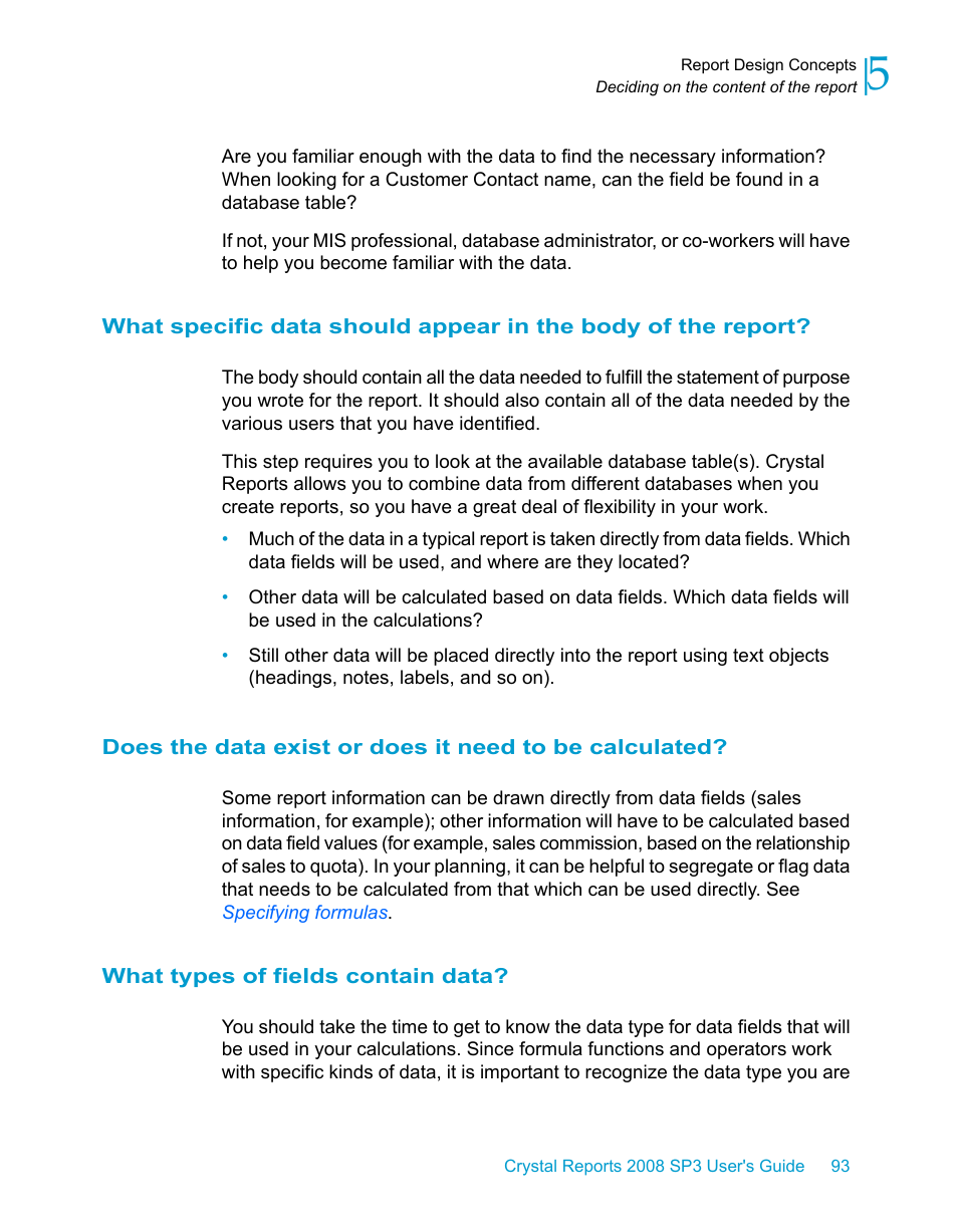 What types of fields contain data | HP Intelligent Management Center Standard Software Platform User Manual | Page 93 / 814