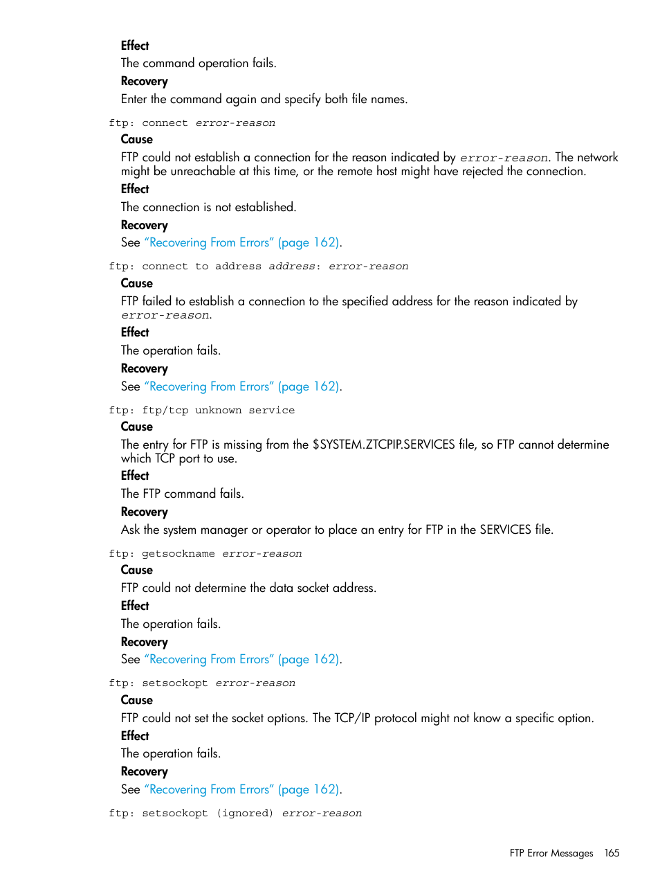 HP Integrity NonStop H-Series User Manual | Page 165 / 200