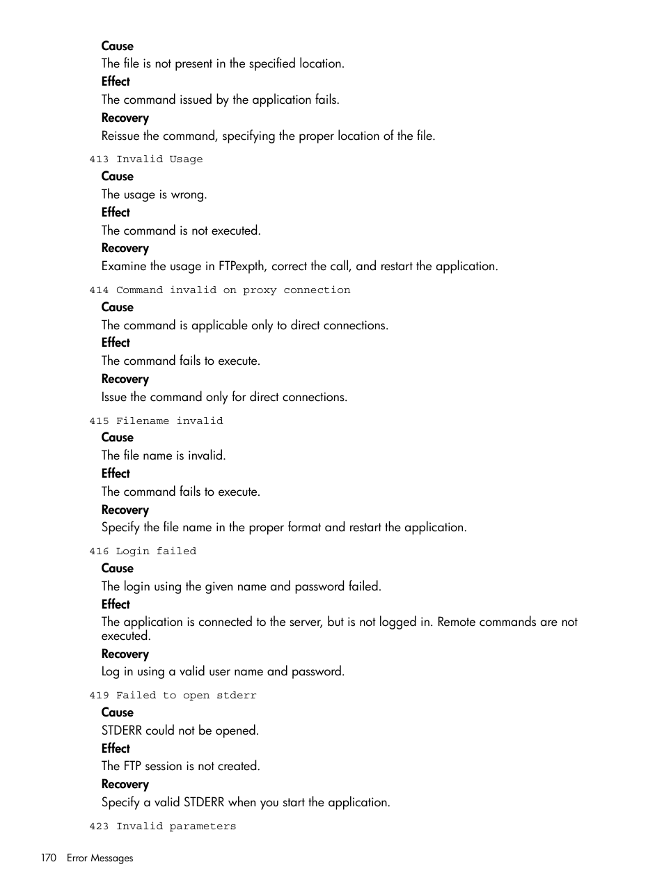 HP Integrity NonStop H-Series User Manual | Page 170 / 200