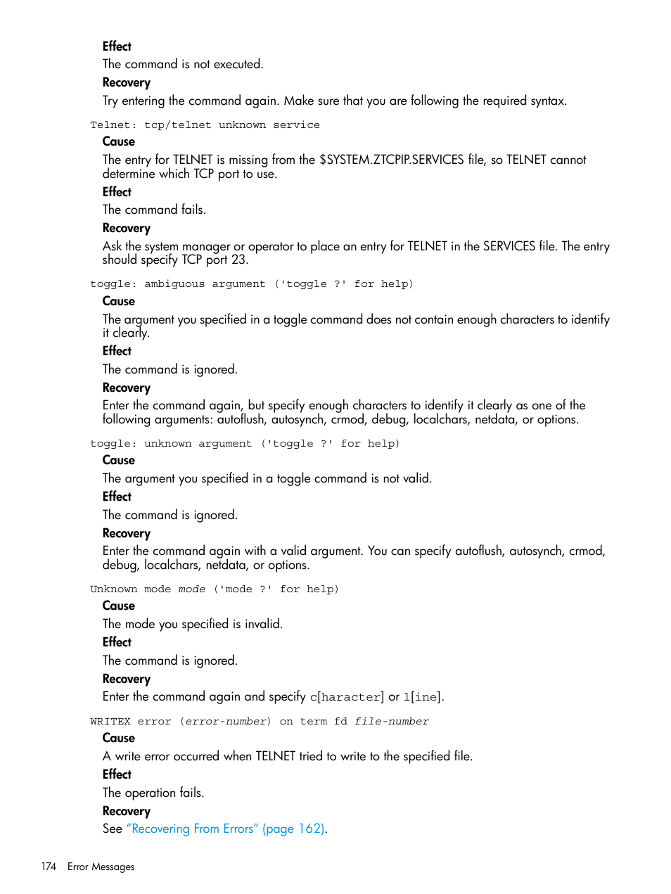 HP Integrity NonStop H-Series User Manual | Page 174 / 200
