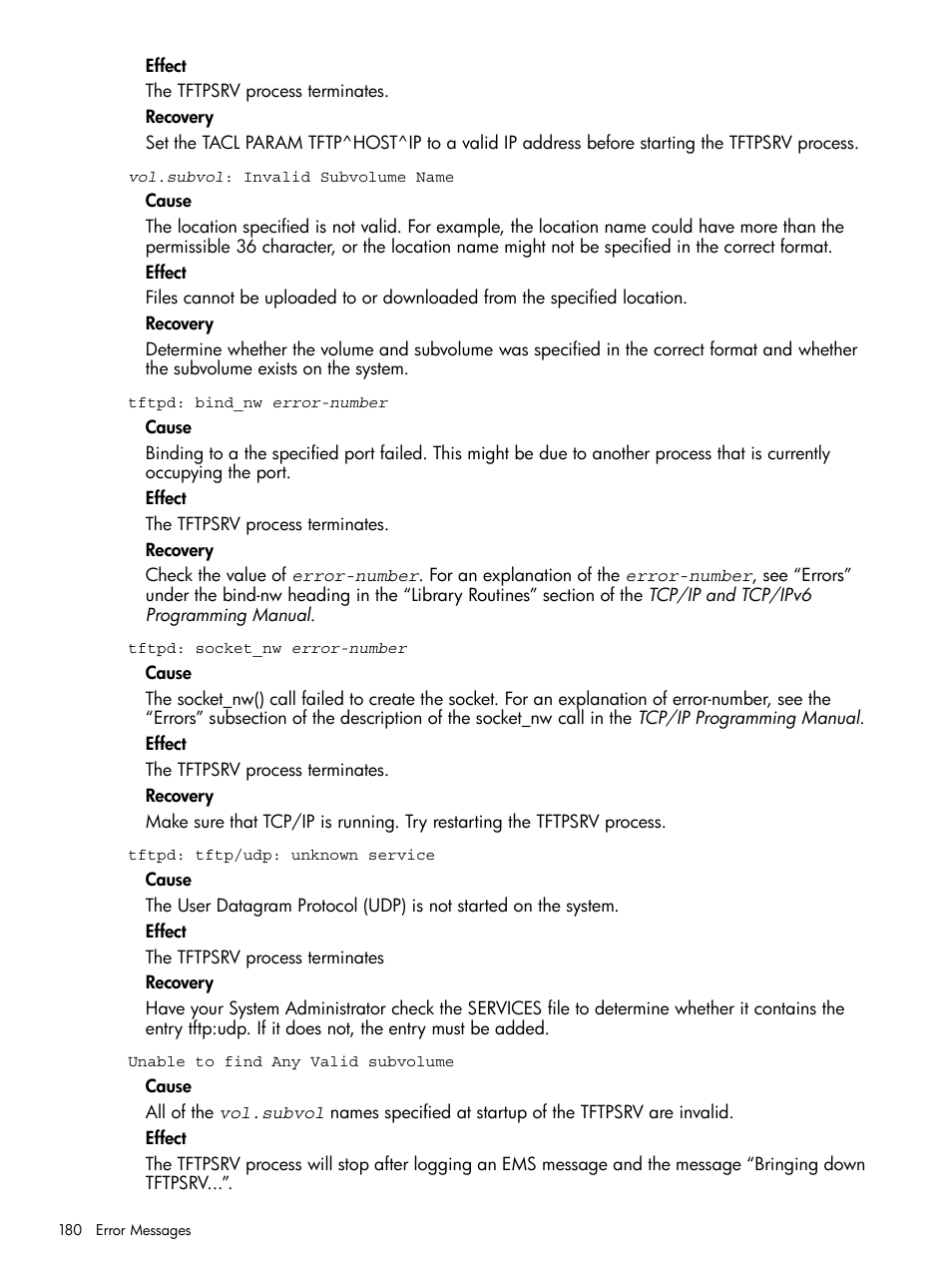HP Integrity NonStop H-Series User Manual | Page 180 / 200