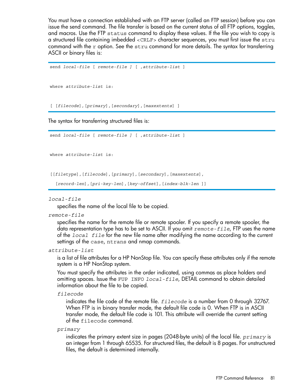 HP Integrity NonStop H-Series User Manual | Page 81 / 200