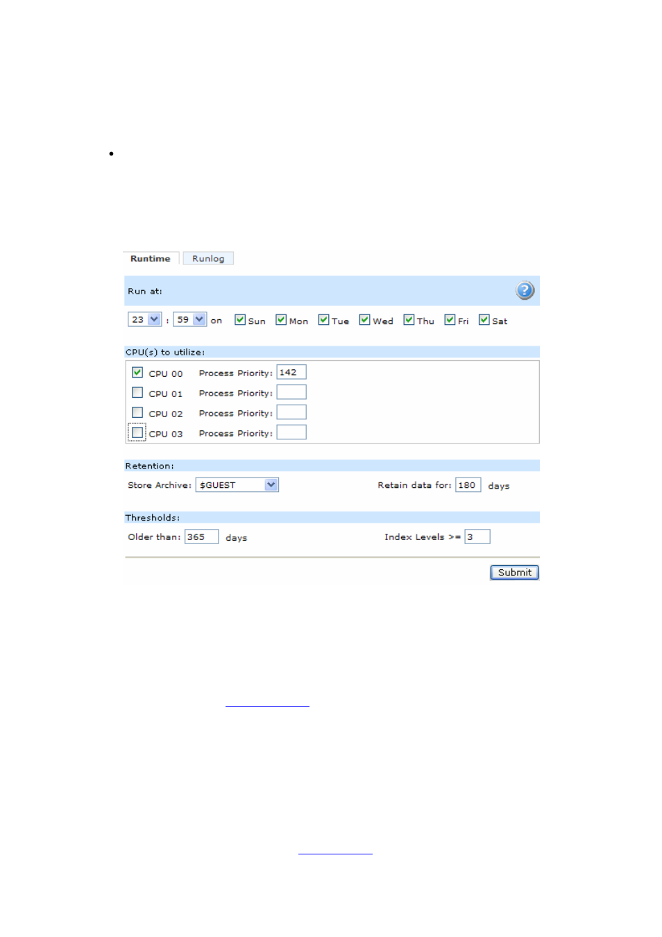 Figure 3-22 runtime admin with default values | HP Integrity NonStop H-Series User Manual | Page 40 / 114