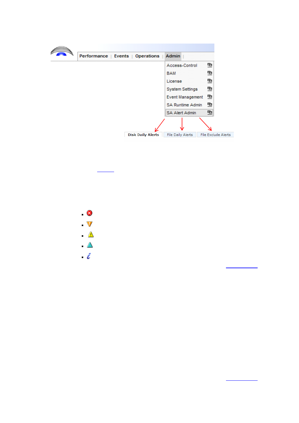 2-3-1 alert severity level indicators, 2-3-2 alert subscription from wvp, Figure 3-28 alert admin | Severity level, Also, the, Severity, Level, Ed. also, the, For this alert, On. also, the | HP Integrity NonStop H-Series User Manual | Page 45 / 114