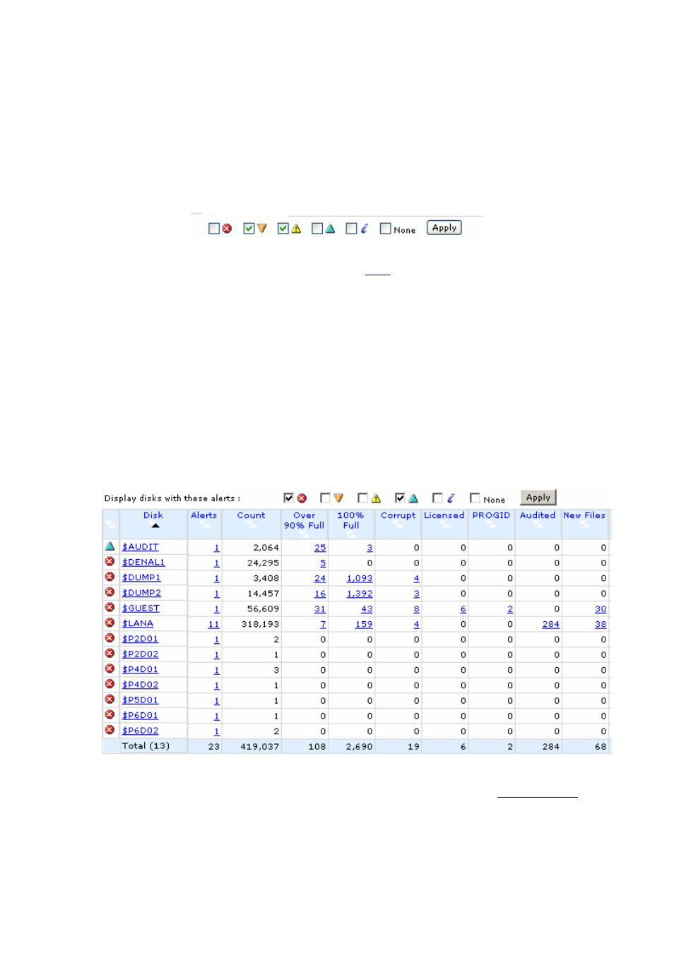 3 filtering based on alerts, 3-1 overview, 3-2 description | Figure 4-44 alert filter archive | HP Integrity NonStop H-Series User Manual | Page 62 / 114