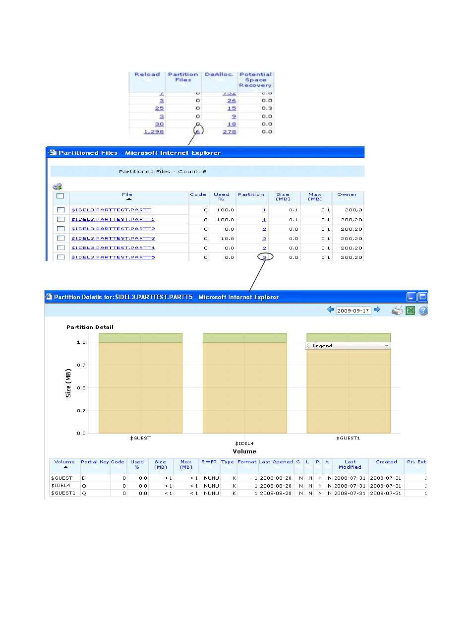 Figure 4-71 partition window | HP Integrity NonStop H-Series User Manual | Page 94 / 114