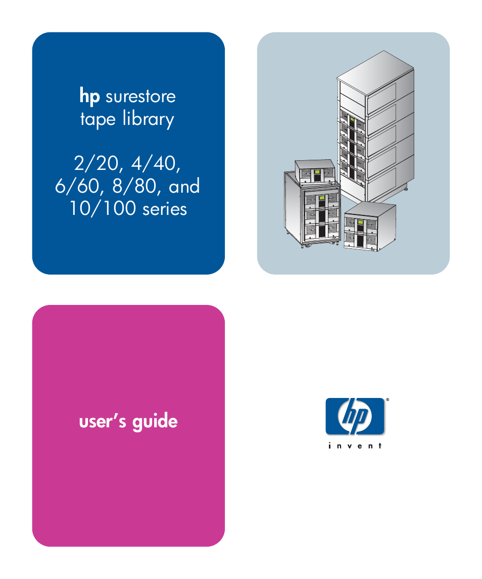 HP Surestore 10.100 Tape Library User Manual | 238 pages