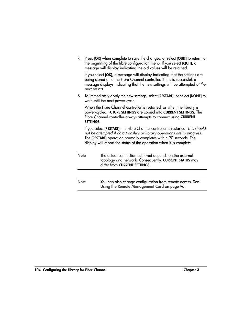 HP Surestore 10.100 Tape Library User Manual | Page 106 / 238