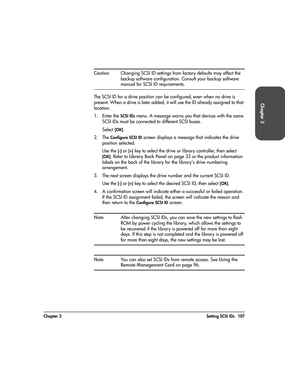 HP Surestore 10.100 Tape Library User Manual | Page 109 / 238