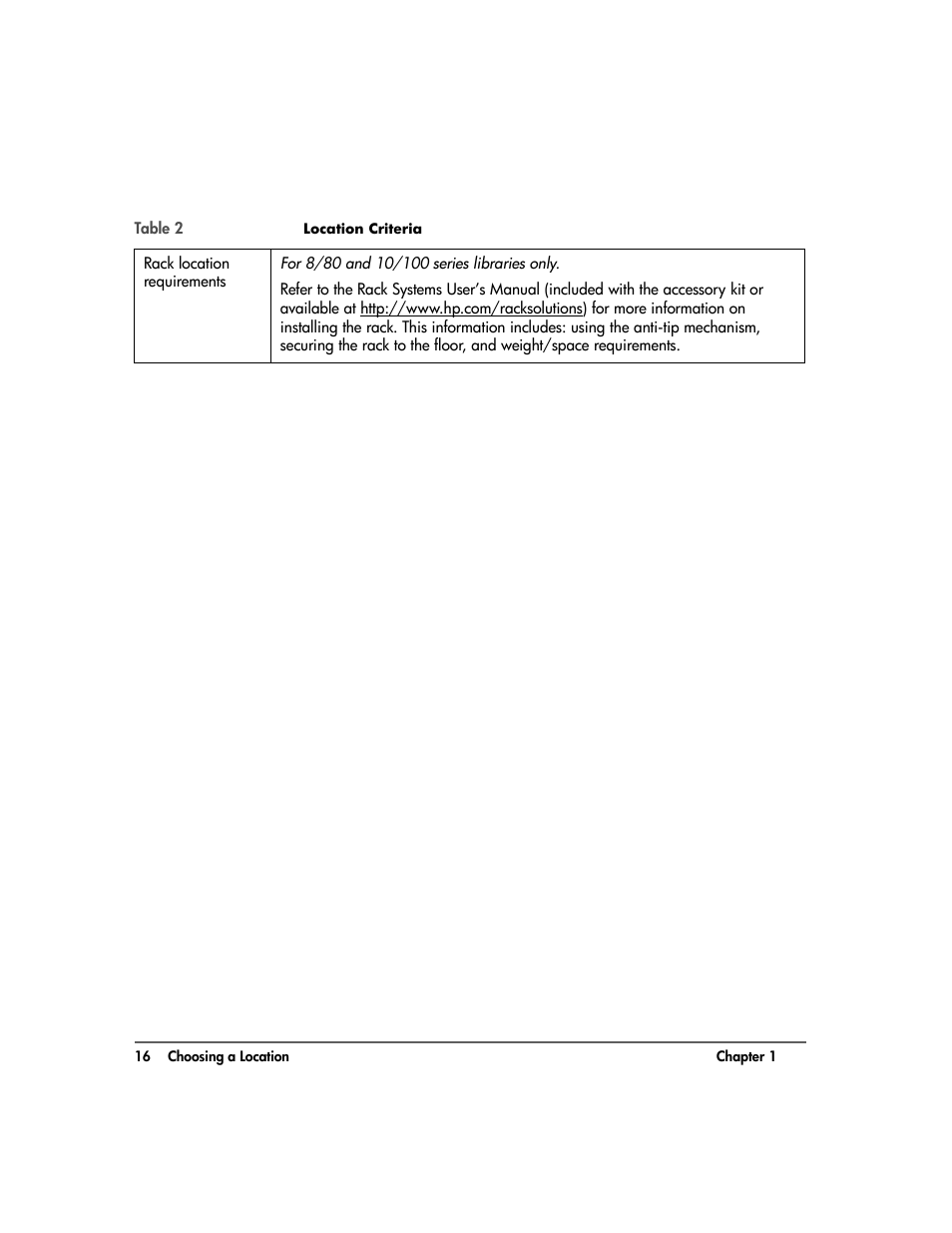 HP Surestore 10.100 Tape Library User Manual | Page 18 / 238