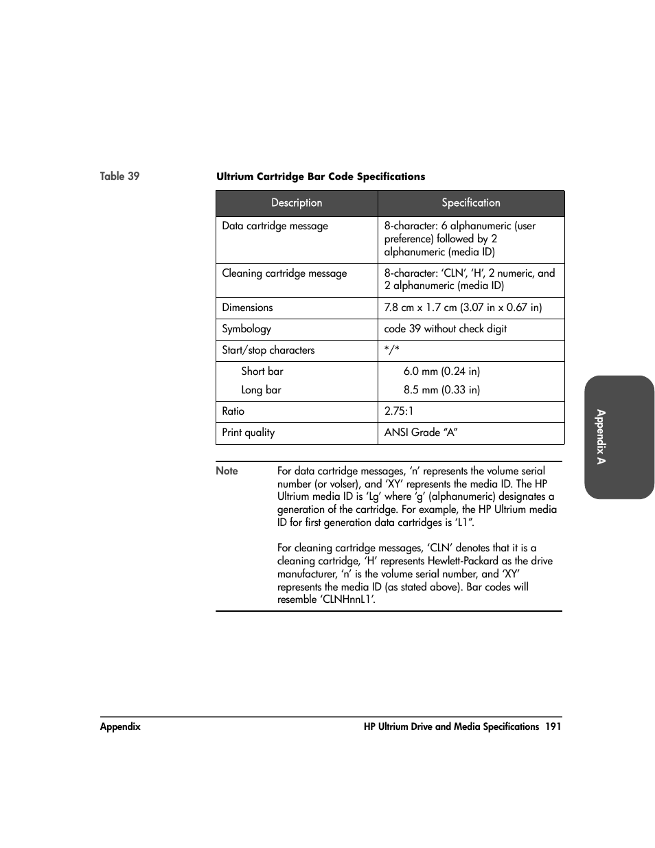 HP Surestore 10.100 Tape Library User Manual | Page 193 / 238