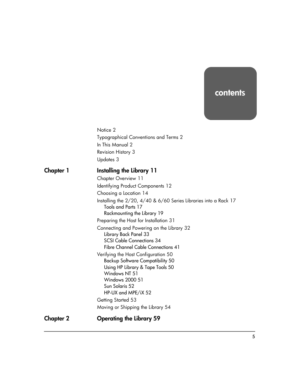 HP Surestore 10.100 Tape Library User Manual | Page 7 / 238
