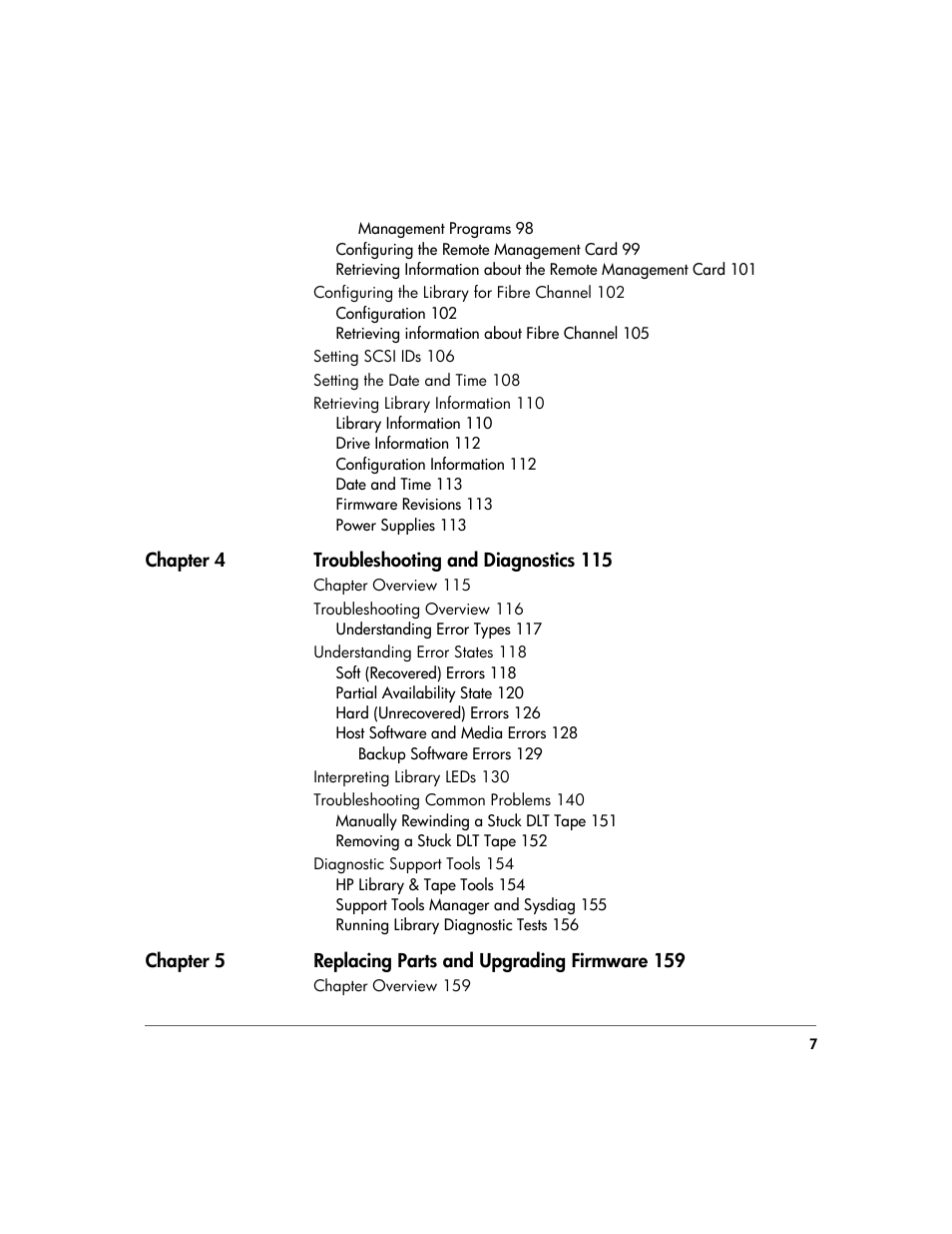 HP Surestore 10.100 Tape Library User Manual | Page 9 / 238